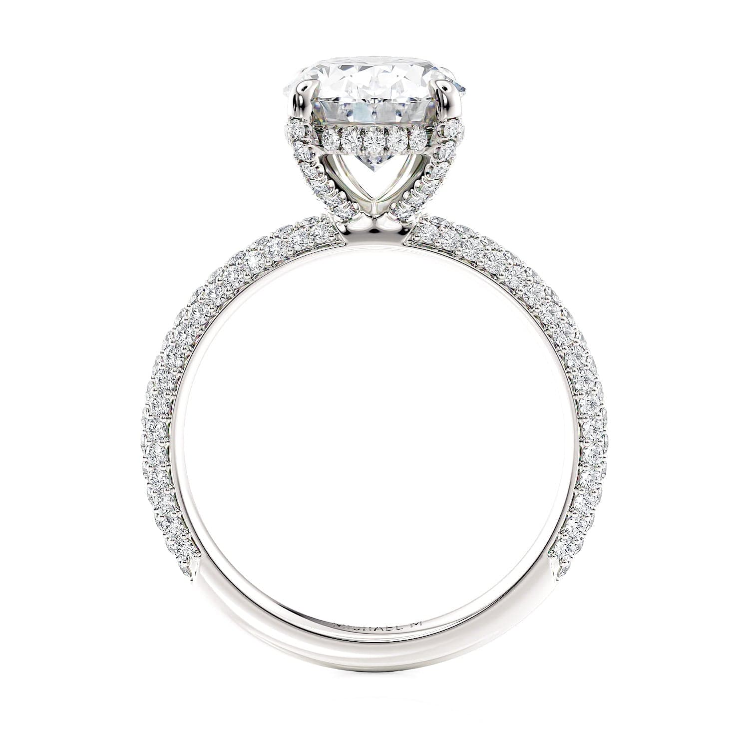 MICHAEL M Engagement Rings Crown R796-3