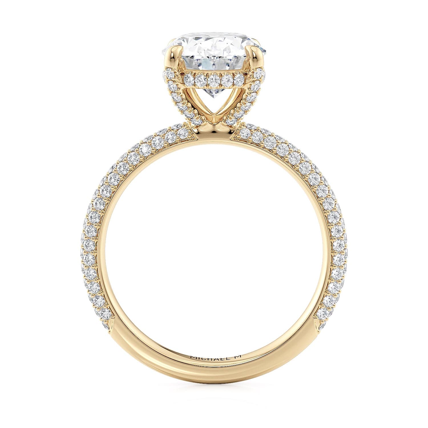 MICHAEL M Engagement Rings Crown R796-3