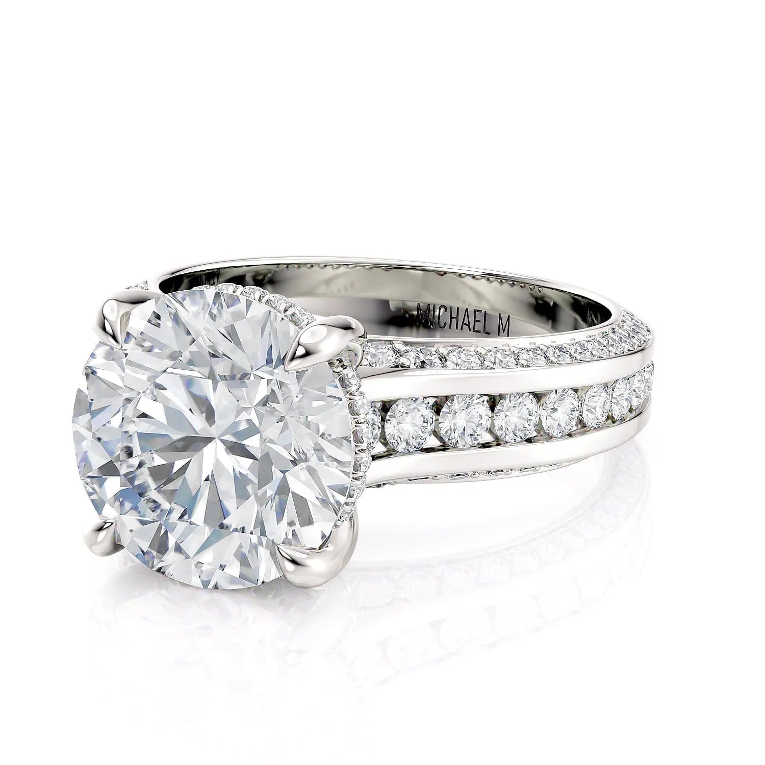 MICHAEL M Engagement Rings Crown R797-4