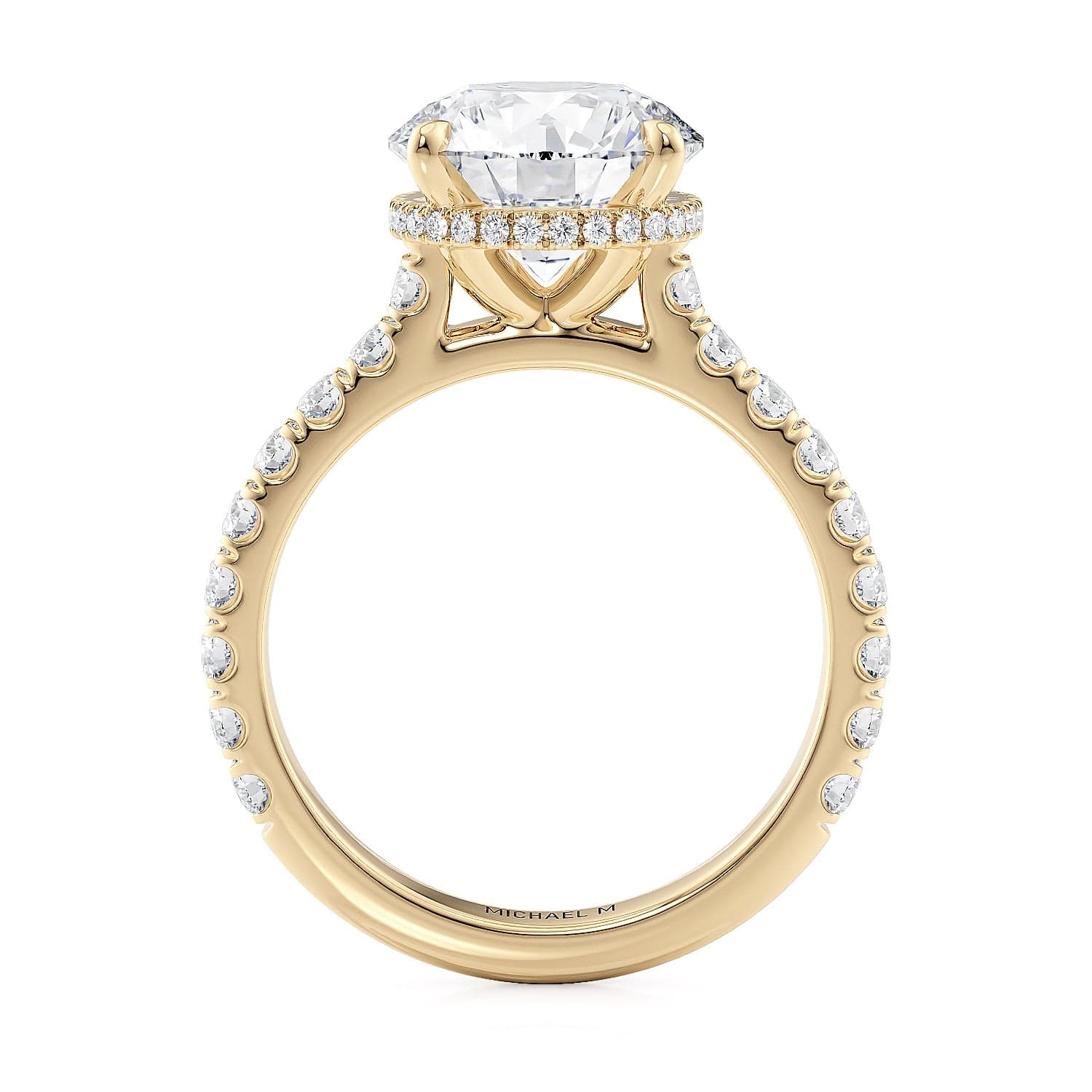 MICHAEL M Engagement Rings Crown R799-3
