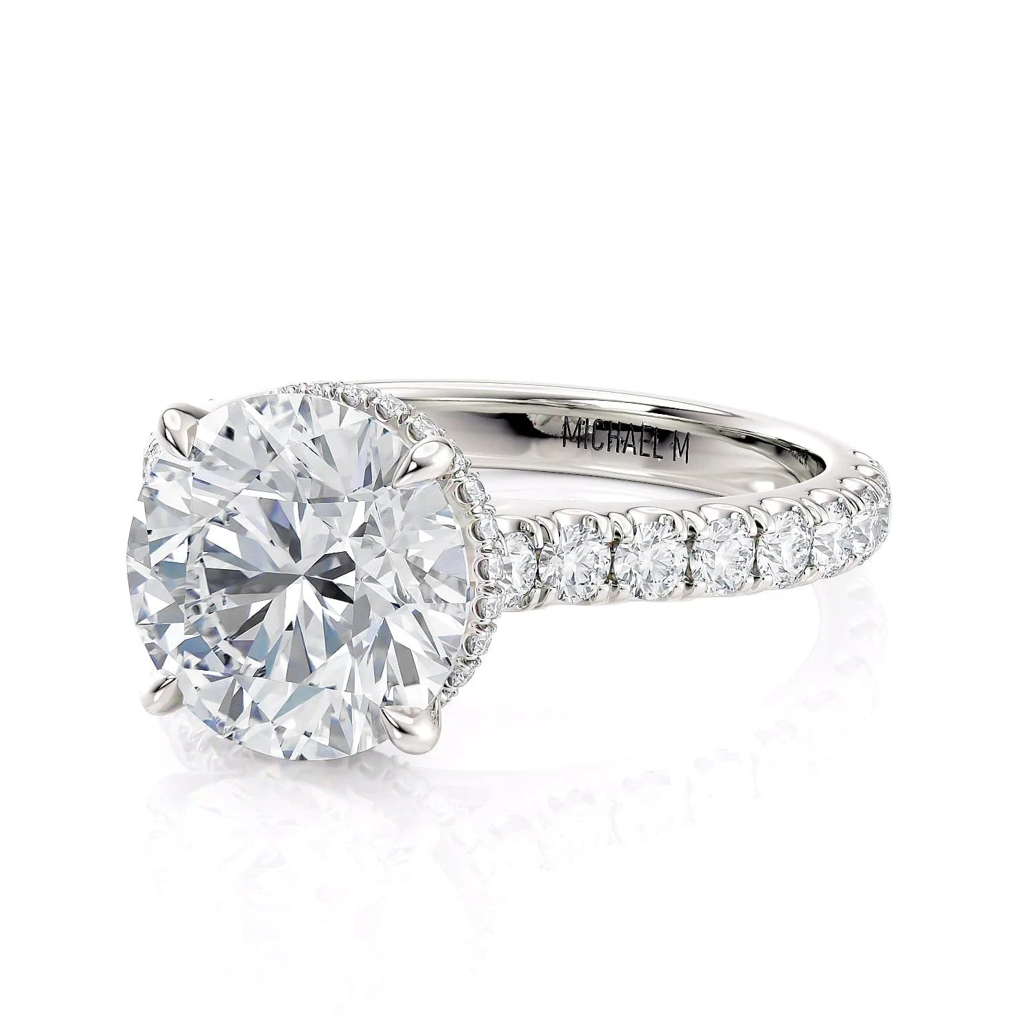 MICHAEL M Engagement Rings Crown R799-3