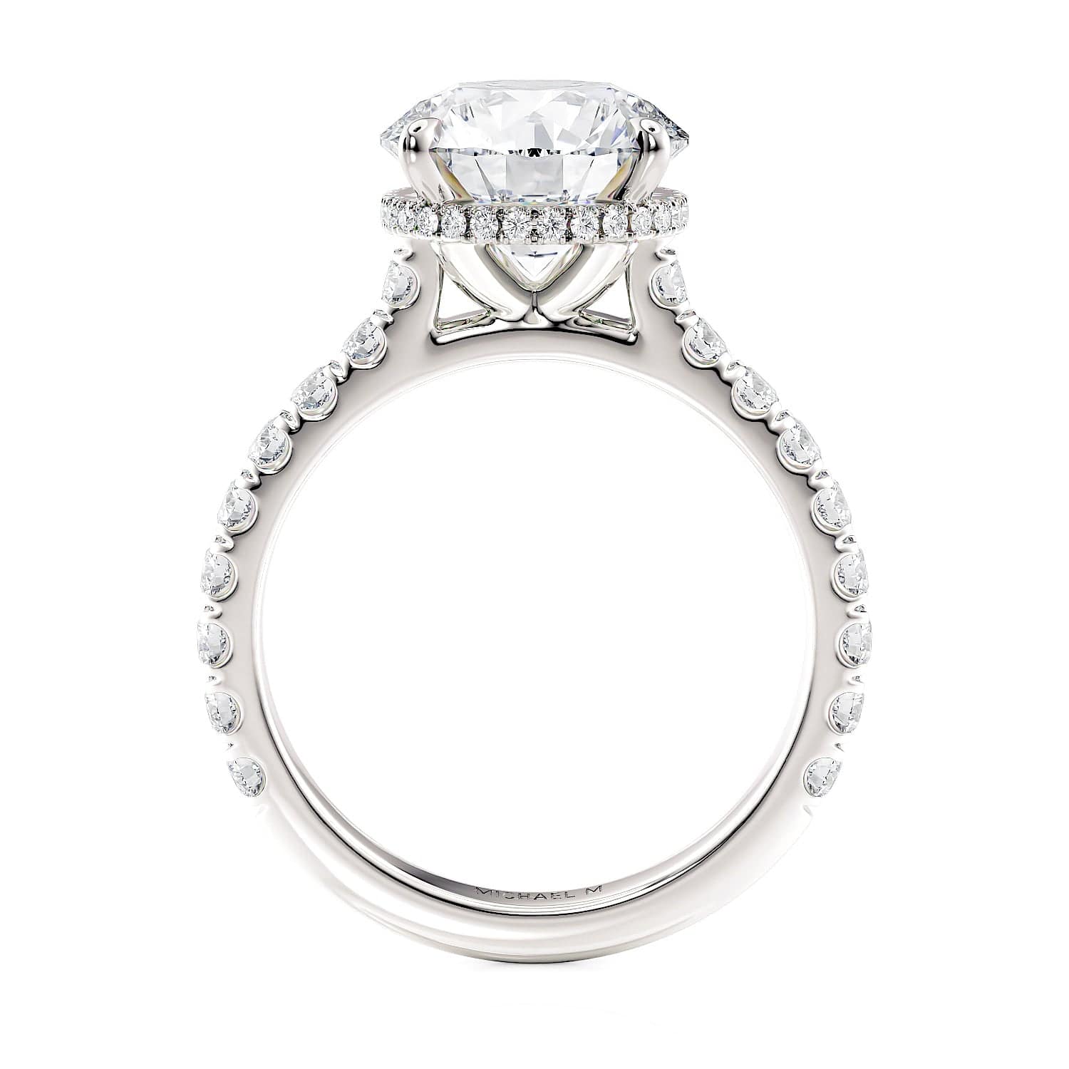 MICHAEL M Engagement Rings Crown R799-3
