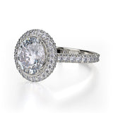 MICHAEL M Engagement Rings Defined R737-2OV