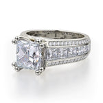 MICHAEL M Engagement Rings Princess R401-2