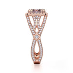 MICHAEL M Engagement Rings Princess R657-2