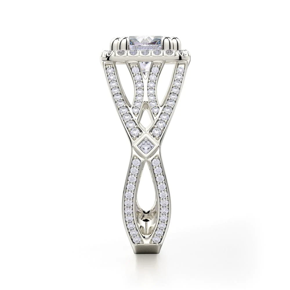 MICHAEL M Engagement Rings Princess R657-2