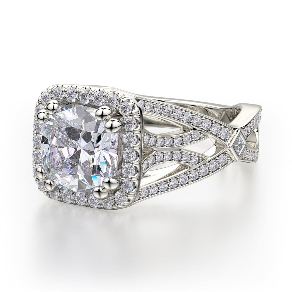 MICHAEL M Engagement Rings Princess R657-2