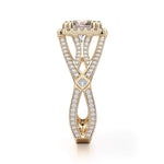 MICHAEL M Engagement Rings Princess R657-2