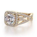 MICHAEL M Engagement Rings Princess R657-2