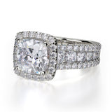 MICHAEL M Engagement Rings Princess R663-2