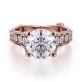 MICHAEL M Engagement Rings Rose Gold Strada R675-2 R675-2RG