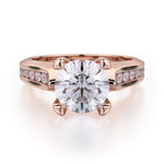 MICHAEL M Engagement Rings Rose Gold Strada R684-1.5 R684-1.5RG