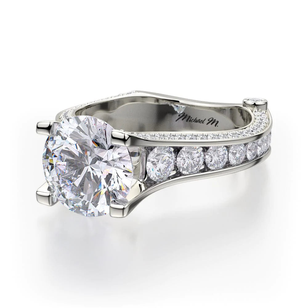 MICHAEL M Engagement Rings Strada R675-2