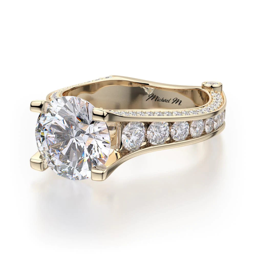 MICHAEL M Engagement Rings Strada R675-2
