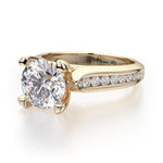 MICHAEL M Engagement Rings Strada R684-1.5