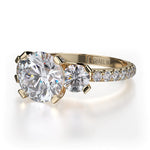 MICHAEL M Engagement Rings Trinity R422-2