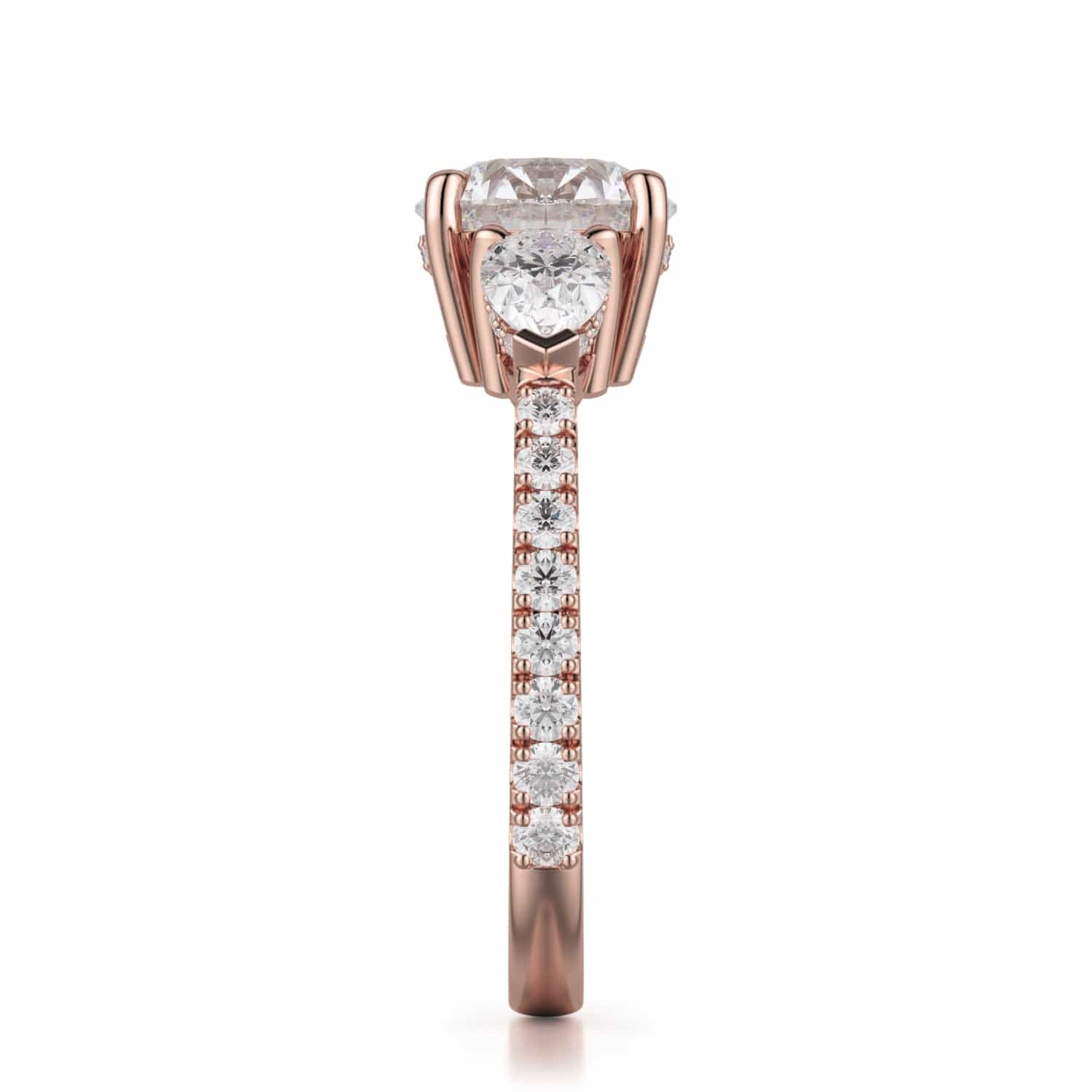 MICHAEL M Engagement Rings Trinity R758-2