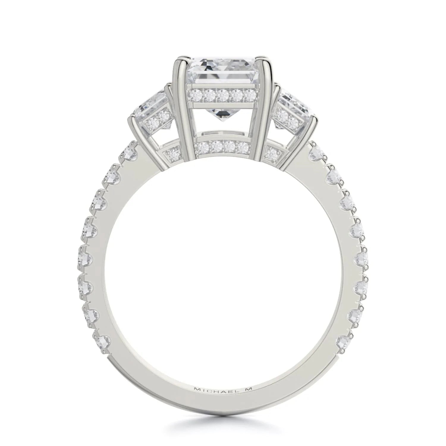 MICHAEL M Engagement Rings Trinity R767-2.5