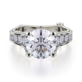 MICHAEL M Engagement Rings White Gold Strada R675-2 R675-2WG