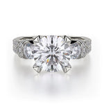 MICHAEL M Engagement Rings White Gold Trinity R475-2 R475-2WG