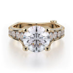 MICHAEL M Engagement Rings Yellow Gold Strada R675-2 R675-2YG