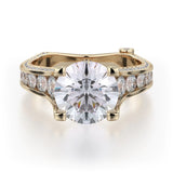 MICHAEL M Engagement Rings Yellow Gold Strada R675-2 R675-2YG