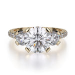 MICHAEL M Engagement Rings Yellow Gold Trinity R422-2 R422-2YG