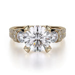 MICHAEL M Engagement Rings Yellow Gold Trinity R475-2 R475-2YG