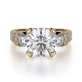 MICHAEL M Engagement Rings Yellow Gold Trinity R475-2 R475-2YG