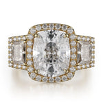 MICHAEL M Engagement Rings Yellow Gold Trinity R775-3