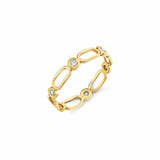 MICHAEL M Fashion Rings 14K Yellow Gold / 6.5 Connection Ring 6.5 F358