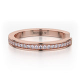 MICHAEL M Fashion Rings Enso Classic Diamond Band