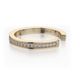 MICHAEL M Fashion Rings Enso Classic Diamond Band