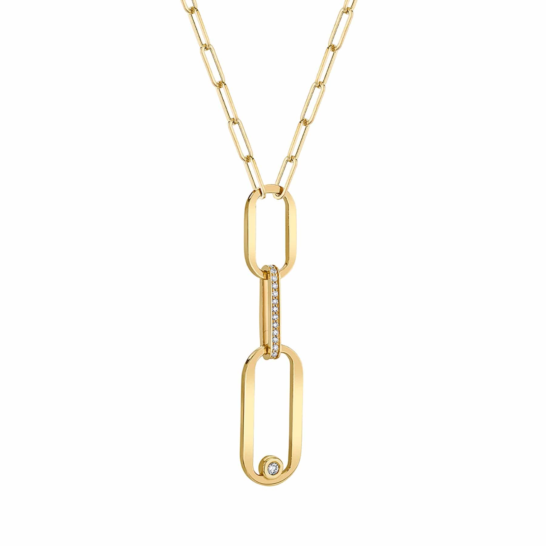 MICHAEL M Necklaces 14K Yellow Gold Triune Necklace Yellow Gold CN355