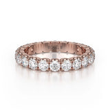 MICHAEL M Wedding Bands 18K Rose Gold Crown Band B327 B327