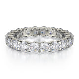 MICHAEL M Wedding Bands 18K White Gold / 4 Crown Band B800-3 B8003-WG4