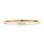 MICHAEL M Bracelet 14k Yellow Gold / White / Small Chroma Pavé Stacking Bracelet BR482