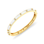 MICHAEL M Bracelet Chroma Extruded Bezel Bangle