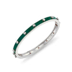 MICHAEL M Bracelet Chroma Extruded Bezel Bangle