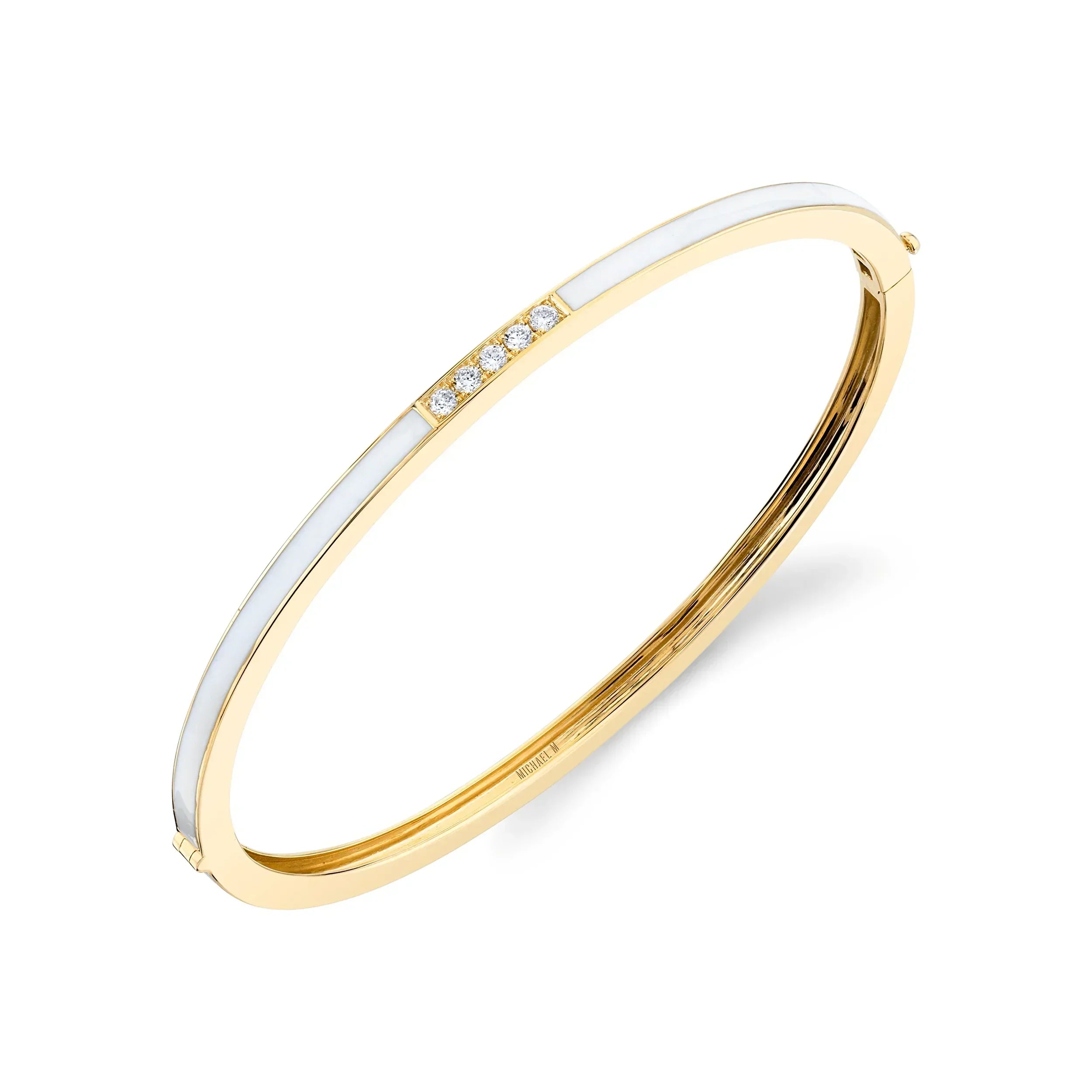 MICHAEL M Bracelet Chroma Pavé Stacking Bracelet