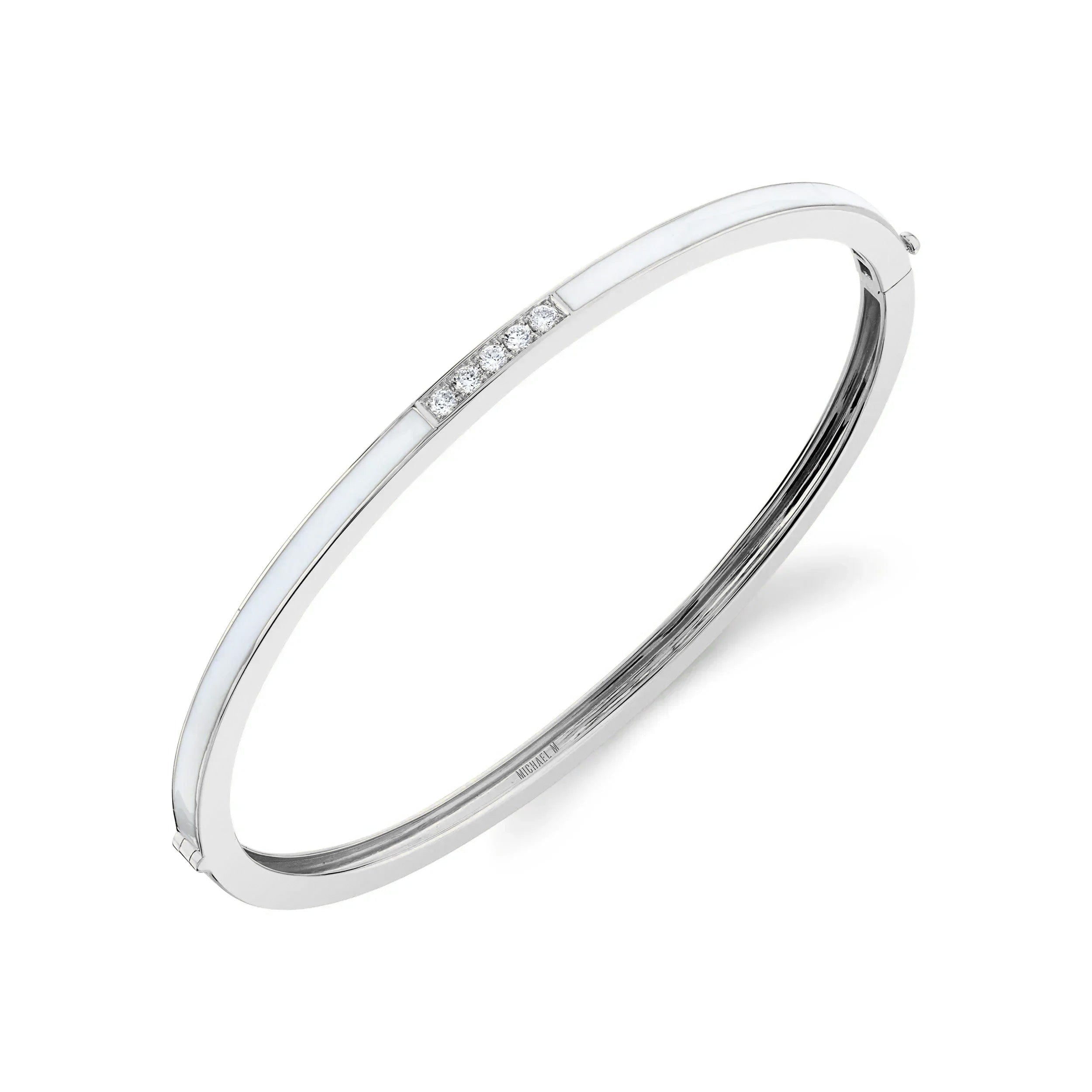 MICHAEL M Bracelet Chroma Pavé Stacking Bracelet