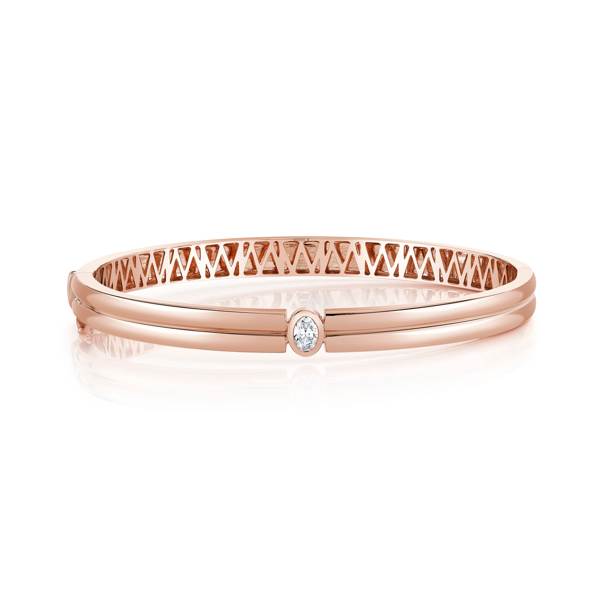 MICHAEL M Bracelet Orb Oval Split Bangle