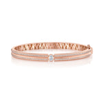 MICHAEL M Bracelet Orb Oval Split Pavé Bangle