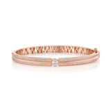 MICHAEL M Bracelet Orb Oval Split Pavé Bangle