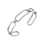 MICHAEL M Bracelets 14K White Gold / Medium Endless Link Cuff BR516M
