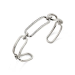 MICHAEL M Bracelets 14K White Gold / Medium Endless Link Cuff BR516