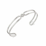 MICHAEL M Bracelets 14K White Gold / Small Alignment Cuff BR359S