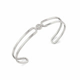 MICHAEL M Bracelets 14K White Gold / Small Alignment Cuff BR359S