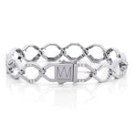 MICHAEL M Bracelets 14K White Gold / Small Octave Chain Link Bracelet BR549S