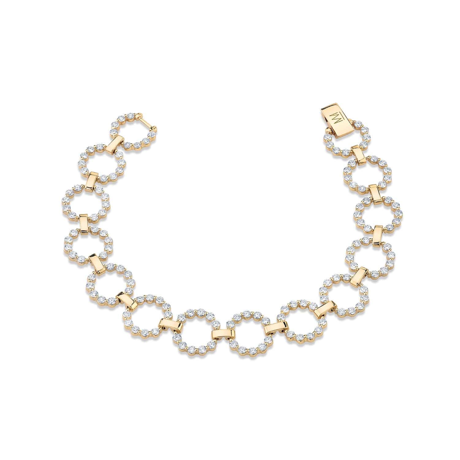 MICHAEL M Bracelets 14K Yellow Gold / 6.5" Cloud Infinity Bracelet BR381-6.5